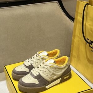 Fendi Sneakers Beige Shoes -BELOW COST!