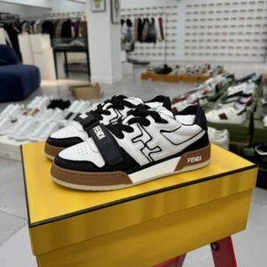 Fendi Sneakers Black White Shoes