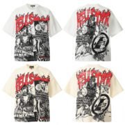 Hellsstar White Graphic Print