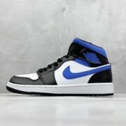 Air Jordan 1 - Sleek Black Blue Footwear