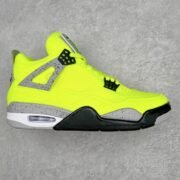 Air Jordan 4 - Eye - Catching Fluorescent Green