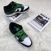 nike sb dunk: Black Green Combo