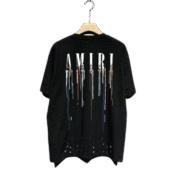 AMIRI's Drip Logo All-Black T-Shirt