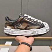 AMIRI Metallic Black Low Tops