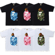 A Bathing Ape Baby Milo Camo Dual - Tone Tee