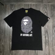 A Bathing Ape Purple Camo Black Tee