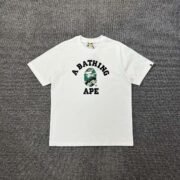 A Bathing Ape Camo Logo Charming White