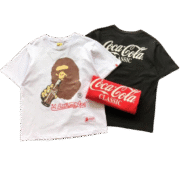 A Bathing Ape Coca - Cola Classic Bicolor Tee