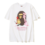 A Bathing Ape Pink Panther Chic White Tee