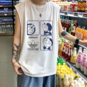 Adidas Doraemon Sleeveless White