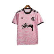 Adidas Flamengo Stussy Pink T - Shirt