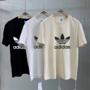 Adidas Trefoil in Black, White & Beige