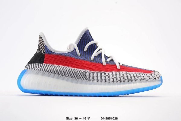 Yeezy 350 V2 Red - Blue - Black Shoes