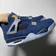 Air Jordan 4 Retro Blue Unusual Shoes