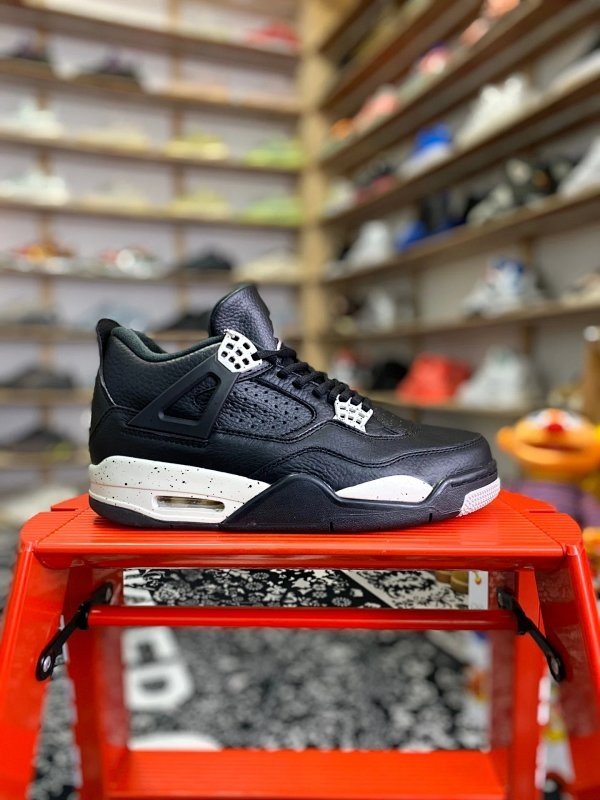 Good Air Jordan 4 Retro Black White