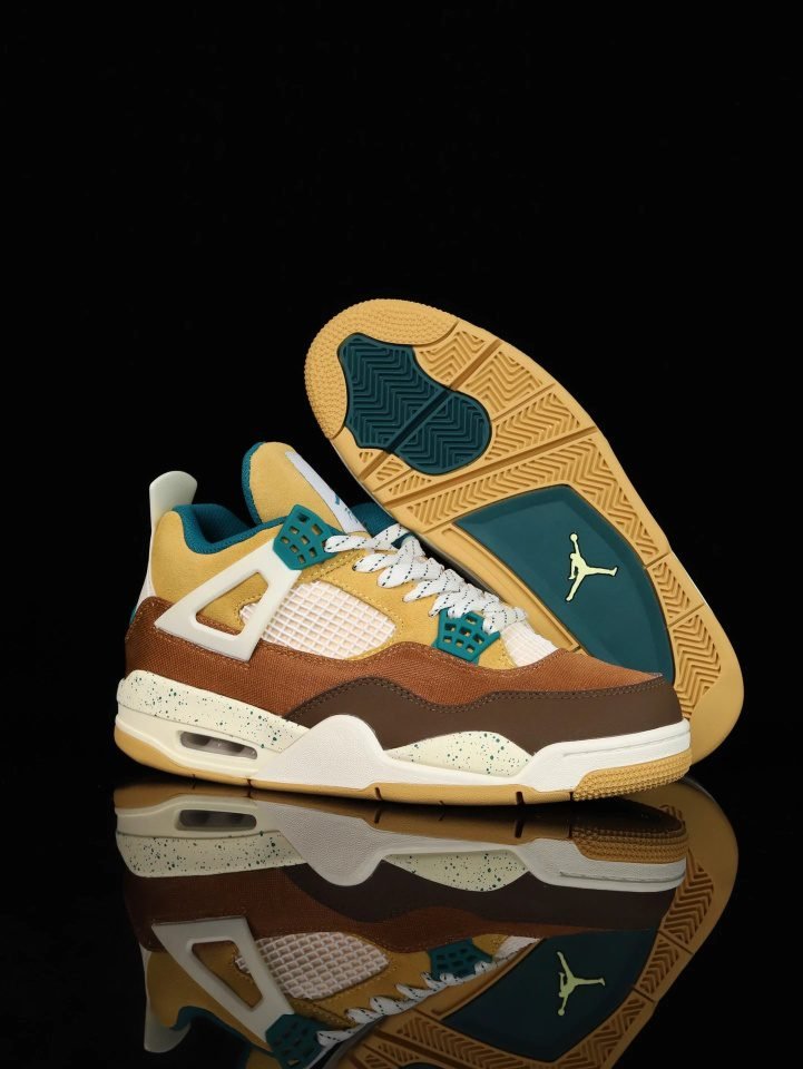 Air Jordan Jordan 4 Retro Craft Brown Artistic Kicks
