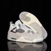 Air Jordan Retro 4 Light Grey Trendy Shoes