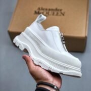 Alexander McQueen Chunky White Sole Sneakers