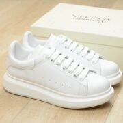 Alexander McQueen: White Oversized Sneakers