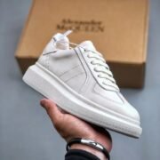 Alexander McQueen: Price - Drop Oversized White Sneaker