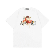 Amiri's Cherub Print White Tee