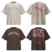Astroworld Tour - Graphic Beige Brown