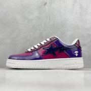 BAPE Bapesta Low: Purple - Pink Sneakers