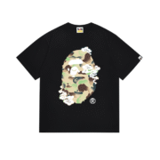 BAPE Pure Camo Ape Head Black