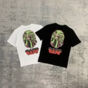 BAPE Lion Graphic Contrasting White Black