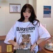 BUREERRY Graphic Bear Adorable White