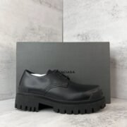 Balenciaga's Classic Black Derby Shoes