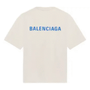 Balenciaga Blue Logo Distinct Tee