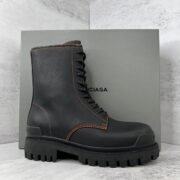Balenciaga Combat Black Boots Appeal