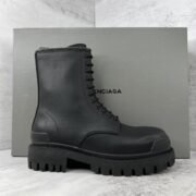 Balenciaga's Black Lace-Up Boots
