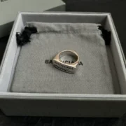Balenciaga Stylish Square Signet Ring