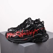 Balenciaga Triple S: Sleek Black Sneakers