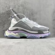 Balenciaga Triple S Lavender Gray White Sneakers