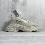 Balenciaga Triple S Pure White Sneakers