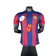 Barcelona Rolling Stones Red - Blue T - Shirt