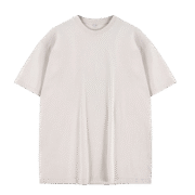 Basic: Comfortable Oversized Beige T-Shirt