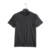 Basic - Sophisticated Dark Grey Round Neck T-Shirt