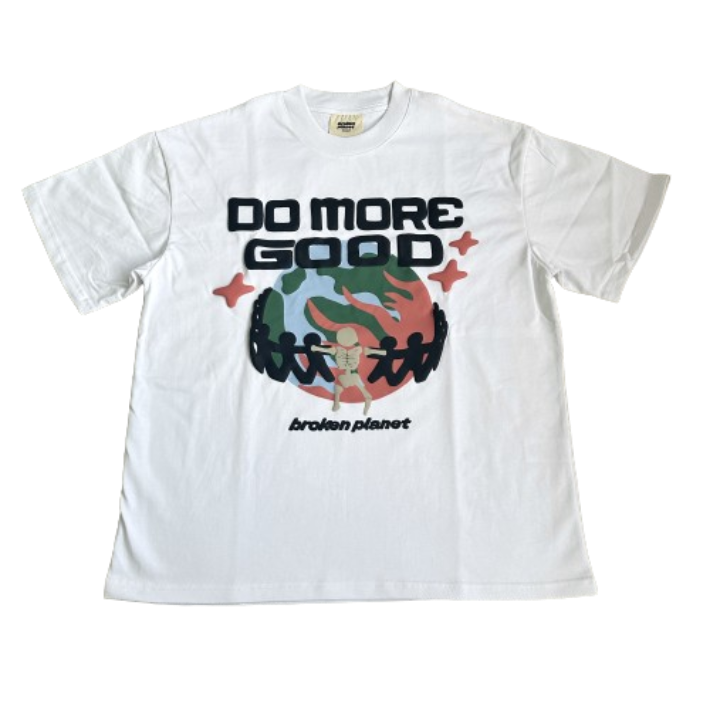 Broken Planet: Inspiring White T-Shirt