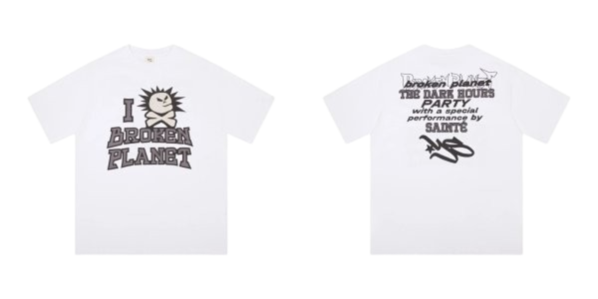 Broken Planet - The Dark Hours Party White Tee