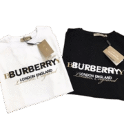 Burberry T - Shirt in White & Black
