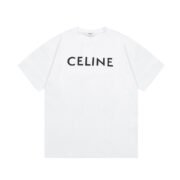 CELINE Clean Logo Print in White