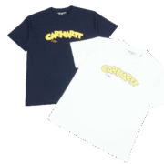 Carhartt Navy - Blue & White Graphic T - Shirt
