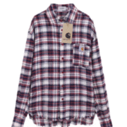 Carhartt Long Sleeve Flannel Tee in 9 Shades