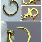 Cartier Alluring Au750 Diamond Horseshoe Necklace