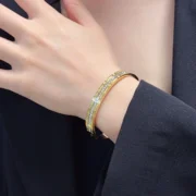 Cartier Stunning Gold Diamond Bangle
