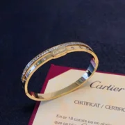 Cartier Glamorous 18K Gold Diamond Bracelet